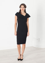 Load image into Gallery viewer, Asymmetric Dress in Black