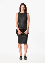Load image into Gallery viewer, Iranta Leather Dress in Black