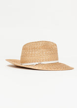 Load image into Gallery viewer, Wrapped Up Hat in Straw/White