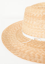 Load image into Gallery viewer, Wrapped Up Hat in Straw/White