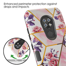 Load image into Gallery viewer, MyBat TUFF Subs Hybrid Case for Cricket Ovation - Mediterranean / Black