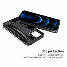 Load image into Gallery viewer, My Tech Pro LIQUID SILICONE EDITION Hybrid Case + AttachMe with MagSafe Compatible for Apple iPhone 12 Pro (6.1) / iPhone 12 (6.1) - Black