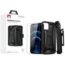 Load image into Gallery viewer, My Tech Pro LIQUID SILICONE EDITION Hybrid Case + AttachMe with MagSafe Compatible for Apple iPhone 12 Pro (6.1) / iPhone 12 (6.1) - Black