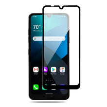 Load image into Gallery viewer, MyBat Pro Full Coverage Tempered Glass Screen Protector for Lg Harmony 4 - Black