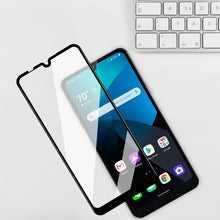 Load image into Gallery viewer, MyBat Pro Full Coverage Tempered Glass Screen Protector for Lg Harmony 4 - Black