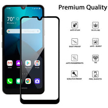 Load image into Gallery viewer, MyBat Pro Full Coverage Tempered Glass Screen Protector for Lg Harmony 4 - Black