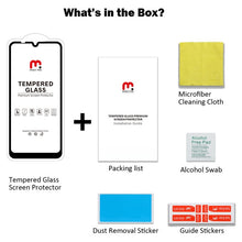 Load image into Gallery viewer, MyBat Pro Full Coverage Tempered Glass Screen Protector for Lg Harmony 4 - Black