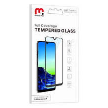 Load image into Gallery viewer, MyBat Pro Full Coverage Tempered Glass Screen Protector for Lg Harmony 4 - Black