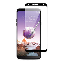 Load image into Gallery viewer, MyBat Pro Full Coverage Tempered Glass Screen Protector for Lg Stylo 5 - Black