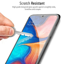 Load image into Gallery viewer, MyBat Pro Full Coverage Tempered Glass Screen Protector for Samsung Galaxy A50 - Black