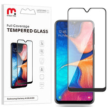 Load image into Gallery viewer, MyBat Pro Full Coverage Tempered Glass Screen Protector for Samsung Galaxy A50 - Black