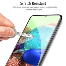 Load image into Gallery viewer, MyBat Pro Full Coverage Tempered Glass Screen Protector for Samsung Galaxy A71 5G - Black