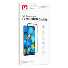 Load image into Gallery viewer, MyBat Pro Full Coverage Tempered Glass Screen Protector for Samsung Galaxy A71 5G - Black