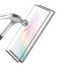 Load image into Gallery viewer, MyBat Pro Full Curve Coverage Tempered Glass Screen Protector for Samsung Galaxy Note 10 Plus (6.8) / Galaxy Note 10 Plus 5G - Black