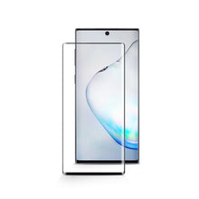 Load image into Gallery viewer, MyBat Pro Full Curve Coverage Tempered Glass Screen Protector for Samsung Galaxy Note 10 (6.3) - Black