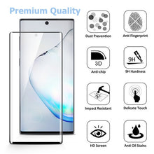 Load image into Gallery viewer, MyBat Pro Full Curve Coverage Tempered Glass Screen Protector for Samsung Galaxy Note 10 (6.3) - Black
