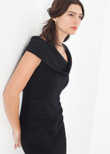 Load image into Gallery viewer, Asymmetric Dress in Black
