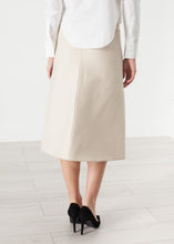 Load image into Gallery viewer, Tulle Pleat Skirt in Cream
