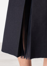 Load image into Gallery viewer, Tulle Pleat Skirt in Navy
