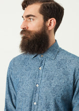 Load image into Gallery viewer, Floral Button-Up in Blue
