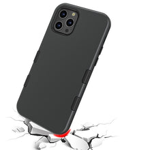 Load image into Gallery viewer, My Tech Pro LIQUID SILICONE EDITION Hybrid Case + AttachMe with MagSafe Compatible for Apple iPhone 12 Pro (6.1) / iPhone 12 (6.1) - Black

