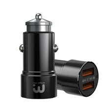 Load image into Gallery viewer, MyBat Pro 2-in-1 Car Charger with 6ft Micro USB Cable - Black
