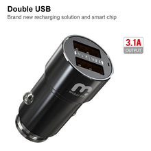 Load image into Gallery viewer, MyBat Pro 2-in-1 Car Charger with 6ft Micro USB Cable - Black
