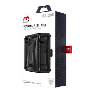 My Tech Pro LIQUID SILICONE EDITION Hybrid Case + AttachMe with MagSafe Compatible for Apple iPhone 12 Pro (6.1) / iPhone 12 (6.1) - Black