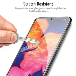 MyBat Pro Full Coverage Tempered Glass Screen Protector for Samsung Galaxy A10E - Black