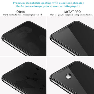 MyBat Pro Full Coverage Tempered Glass Screen Protector for Samsung Galaxy A10E - Black