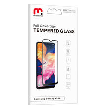 Load image into Gallery viewer, MyBat Pro Full Coverage Tempered Glass Screen Protector for Samsung Galaxy A10E - Black
