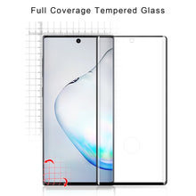 Load image into Gallery viewer, MyBat Pro Full Curve Coverage Tempered Glass Screen Protector for Samsung Galaxy Note 10 (6.3) - Black
